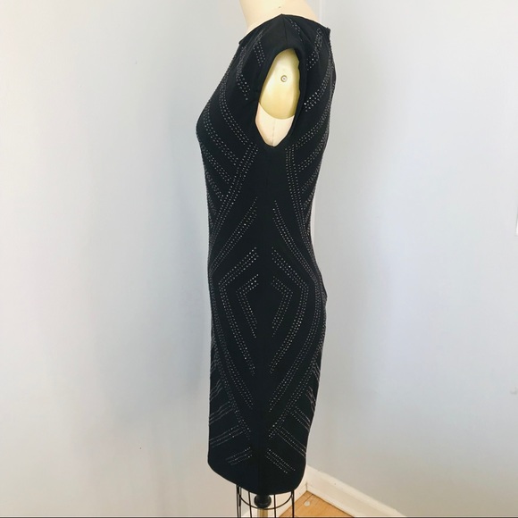 Cache Rhinestud Bodycon Dress - Picture 2 of 8